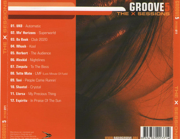 Various : Groove5 - The X Sessions (CD, Comp)