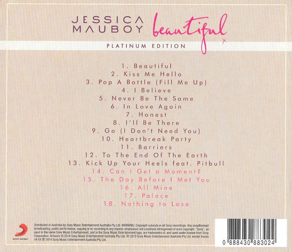Jessica Mauboy : Beautiful (CD, Album, RE, Pla)