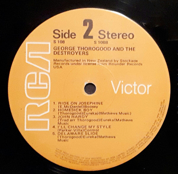 George Thorogood And The Destroyers* : George Thorogood And The Destroyers (LP, Album)