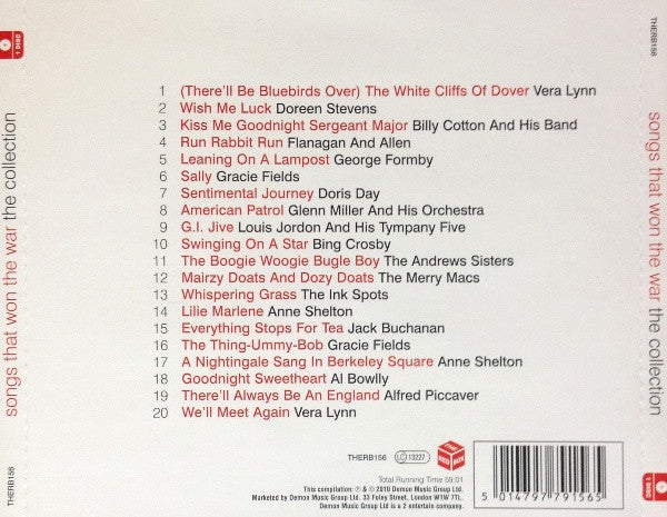 Various : Songs That Won The War - The Collection (CD, Comp)
