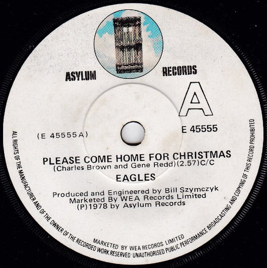 Eagles : Please Come Home For Christmas  (7", Single)