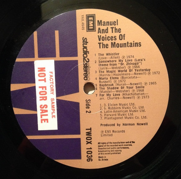 Manuel And His Music Of The Mountains : Manuel And The Voices Of The Mountains (LP, Album)