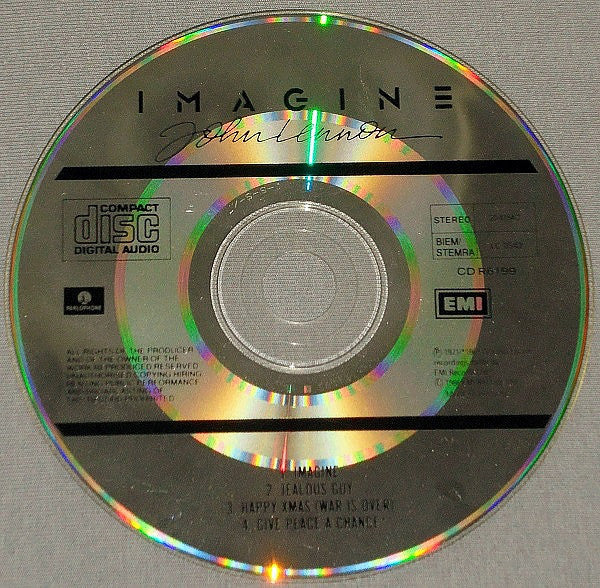 John Lennon : Imagine / Jealous Guy (CD, Single, RE)