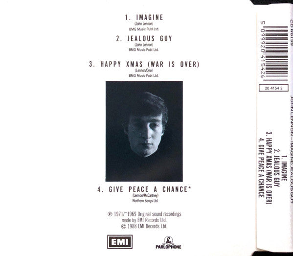 John Lennon : Imagine / Jealous Guy (CD, Single, RE)