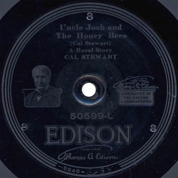 Cal Stewart And Ada Jones : Uncle Josh And Aunt Nancy Put Up The Kitchen Stove / Uncle Josh And The Honey Bees (Edison Disc)