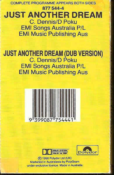 Cathy Dennis : Just Another Dream (Cass, Single)