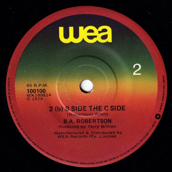 B. A. Robertson : Bang Bang (7", Single)