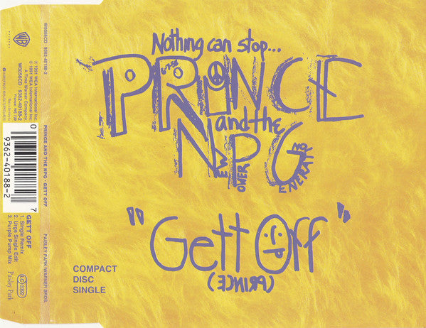 Prince And The NPG* : Gett Off (CD, Single)