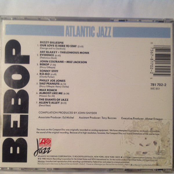 Various : Bebop (CD, Comp)