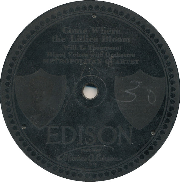 Thomas Chalmers, Metropolitan Quartet : My Old Kentucky Home (Edison Disc, Eng)