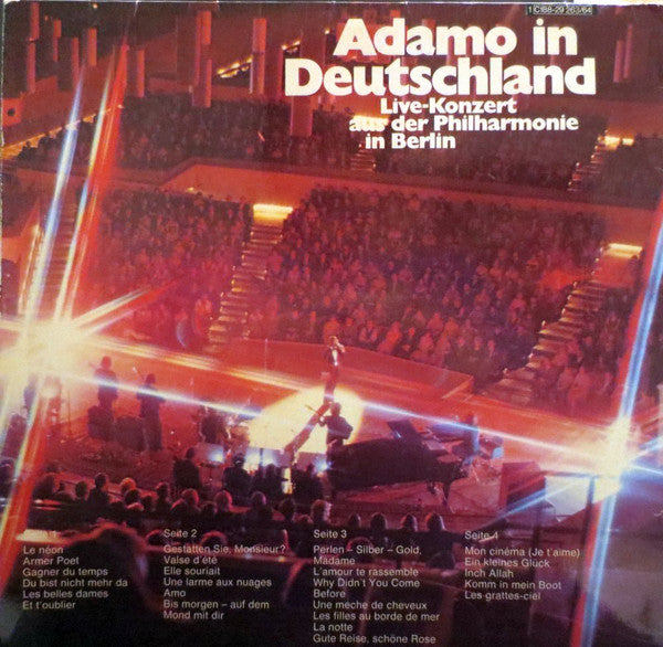 Adamo : Adamo In Deutschland (Live-Konzert Aus Der Philharmonie In Berlin) (2xLP, Album)