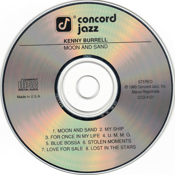 Kenny Burrell : Moon And Sand (CD, Album)