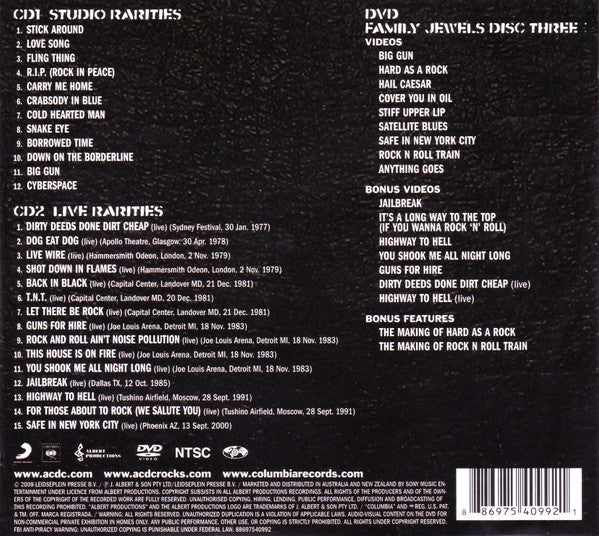 AC/DC : Backtracks (Box + 2xCD, Comp, RM + DVD-V, NTSC)