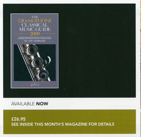 Various : Gramophone Collectors' Edition August 2009: The Real Hugo Wolf (CD, Comp, Promo)
