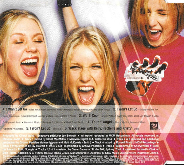 Real Blondes : I Won't Let Go (CD, Single, Enh)