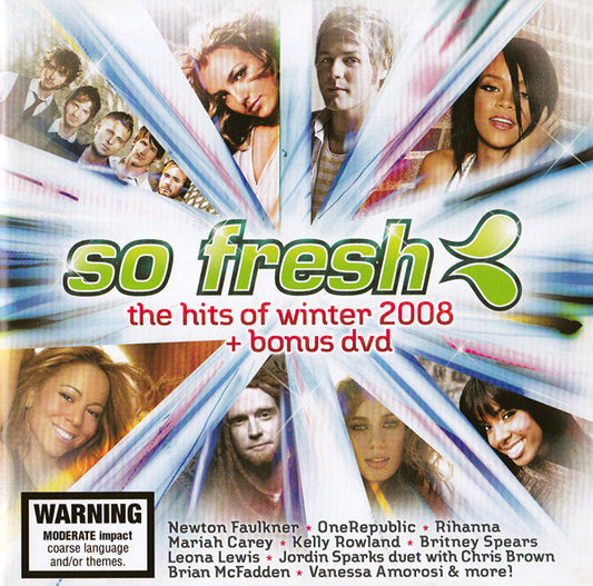 Various : So Fresh: The Hits Of Winter 2008 + Bonus DVD (CD, Comp + DVD-V, Comp, PAL)