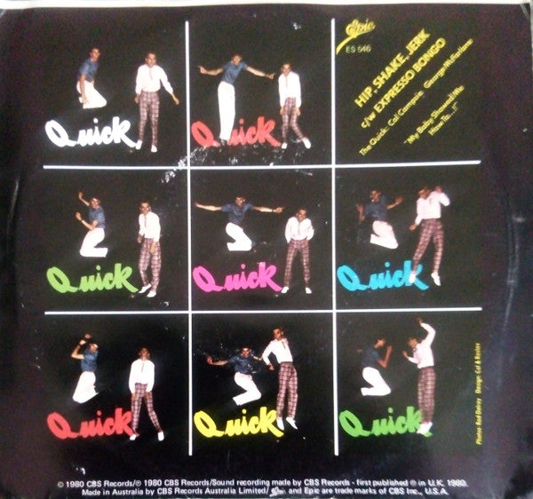The Quick : Hip, Shake, Jerk! (7", Single, Promo)