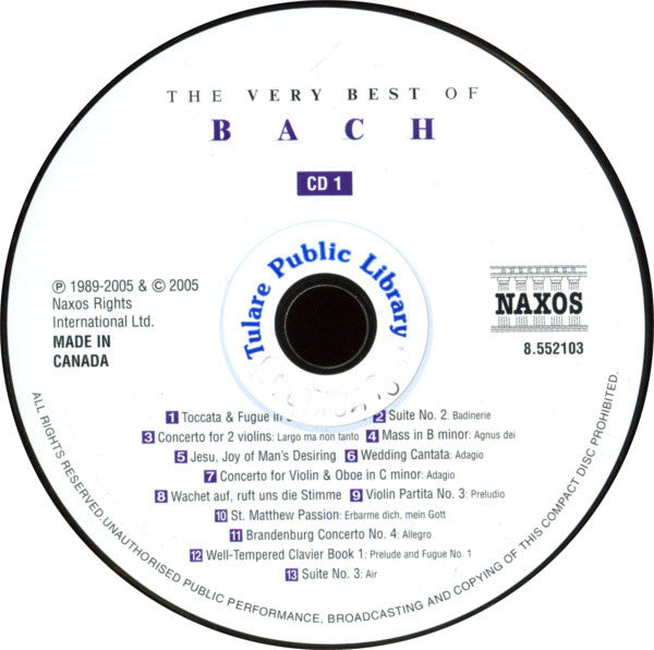 Johann Sebastian Bach : The Very Best Of Bach (2xCD, Comp)