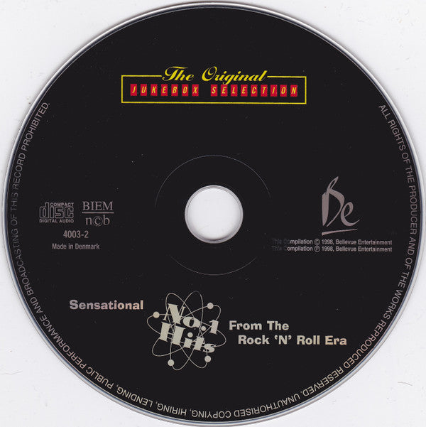 Various : No. 1 Hits Of The Rock & Roll Era (CD, Comp)