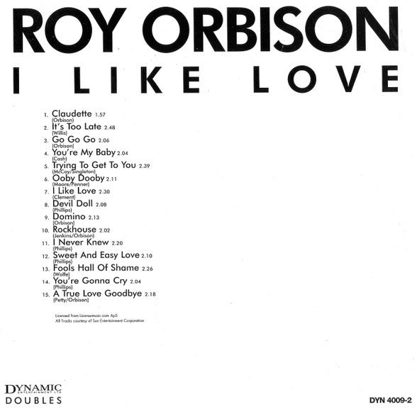 Roy Orbison : Oh Pretty Woman & I Like Love (2xCD, Comp)