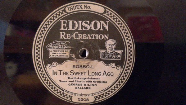 Frank Kamplain / George Wilton Ballard : Roll On! Silver Moon / In The Sweet Long Ago (Edison Disc)