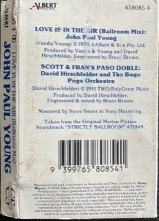 John Paul Young : Love Is In The Air (Ballroom Mix) (Cass, Single)