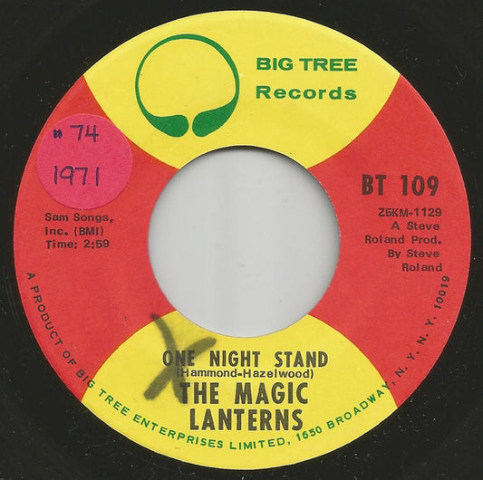 Magic Lanterns : One Night Stand / Friscoe Annie (7", Single, ARP)