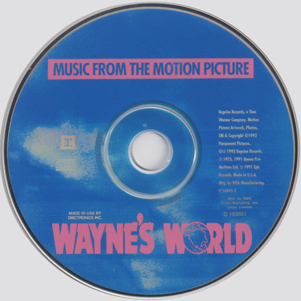 Various : Music From The Motion Picture Wayne's World (CD, Album, Comp, Club)