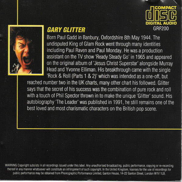 Gary Glitter : 22 Of The Best (CD, Album, Comp)