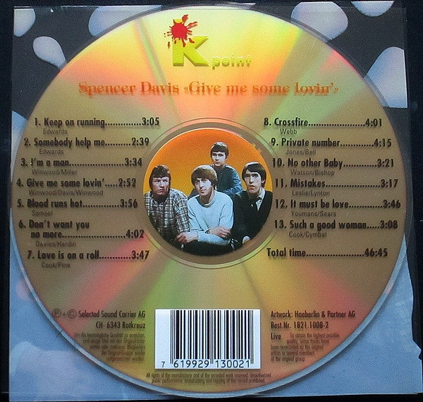 Spencer Davis* : Give Me Some Lovin' (CD, Comp, Gol)