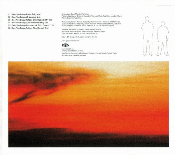 Groove Armada Featuring Gram'ma Funk : I See You Baby (CD, Single)