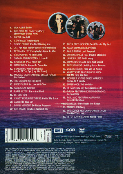 Various : Now Summer 2007 (DVD-V, Comp, PAL, All)