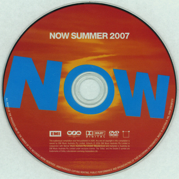 Various : Now Summer 2007 (DVD-V, Comp, PAL, All)