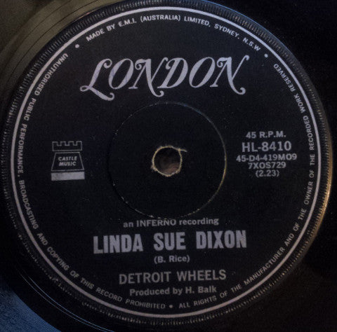 Detroit Wheels* : Linda Sue Dixon (7", Single)