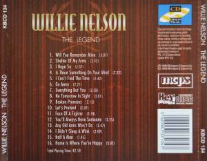 Willie Nelson : The Legend (CD, Comp)