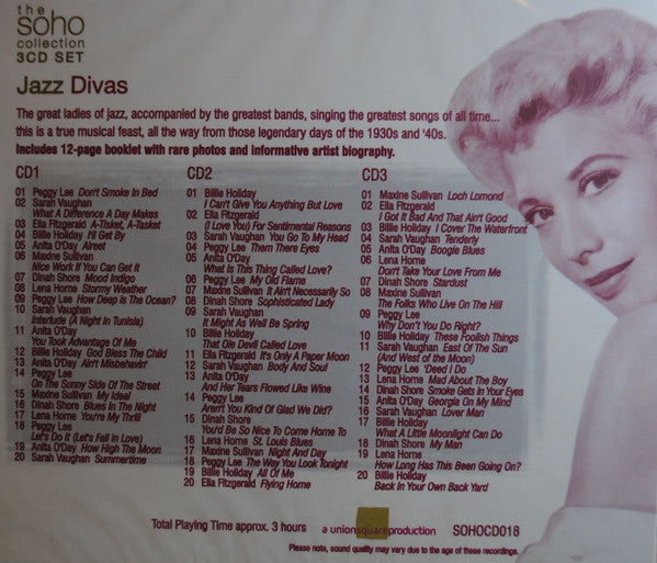 Various : Jazz Divas (3xCD, Comp + Box)
