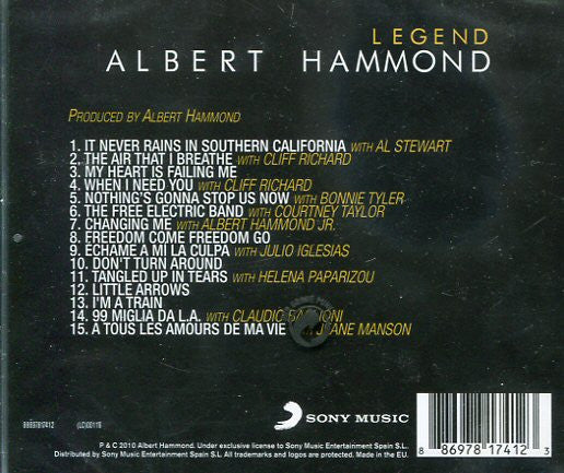 Albert Hammond : Legend (CD, Album)