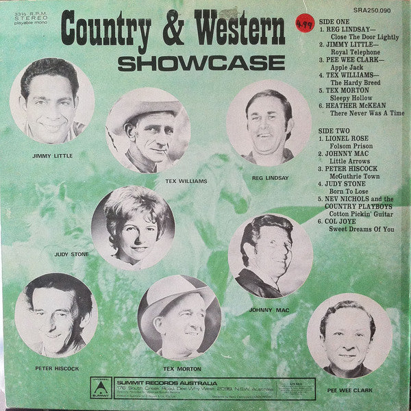Various : Country & Western Showcase (LP, Comp)