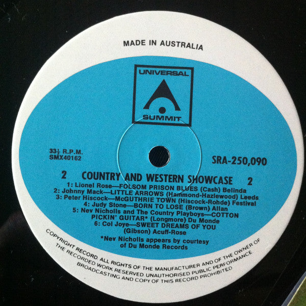 Various : Country & Western Showcase (LP, Comp)