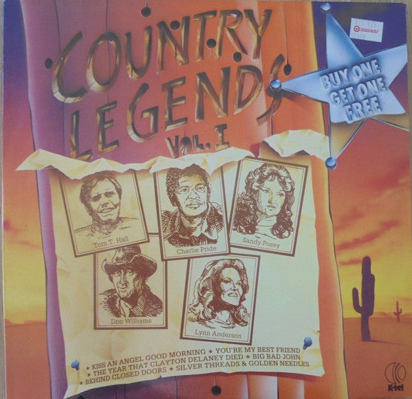 Various : Country Legends Vol. 1 (LP, Comp, Ltd)