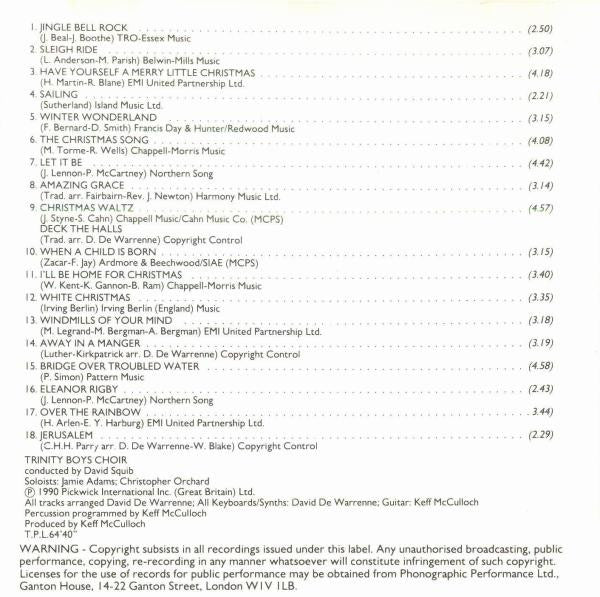 Trinity Boys' Choir : A Christmas Collection (CD, Album)