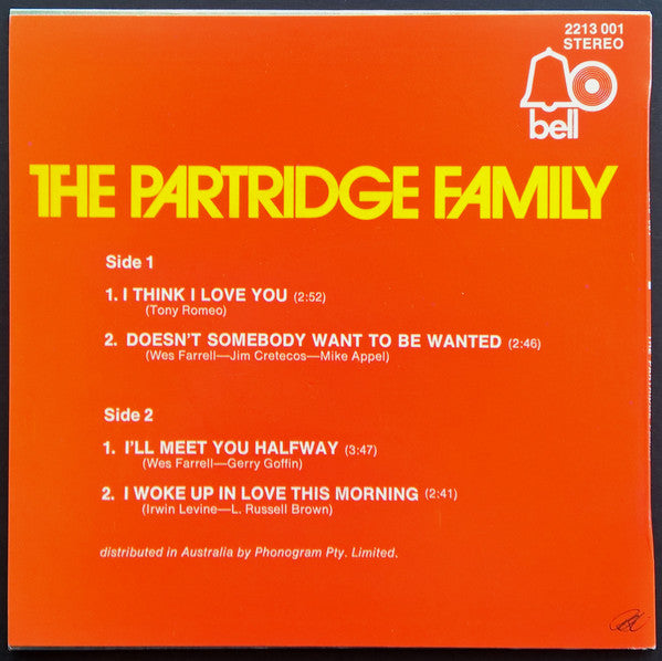 The Partridge Family : The Partridge Family (7", EP)