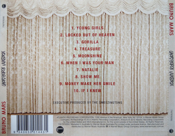 Bruno Mars : Unorthodox Jukebox (CD, Album)