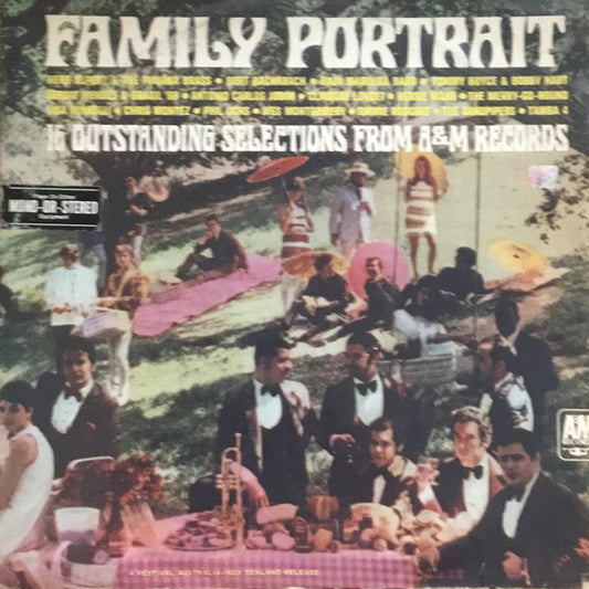 Various : Family Portrait - 16 Outstanding Selections From A&M Records (LP, Comp, Mono)