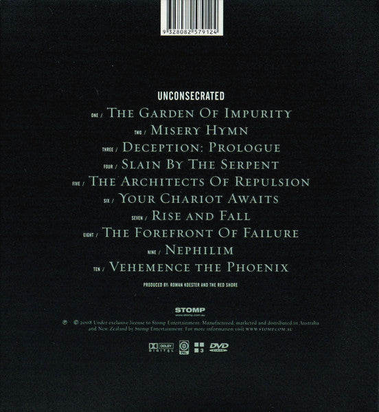 The Red Shore : Unconsecrated (CD, Album + DVD, PAL + Dig)