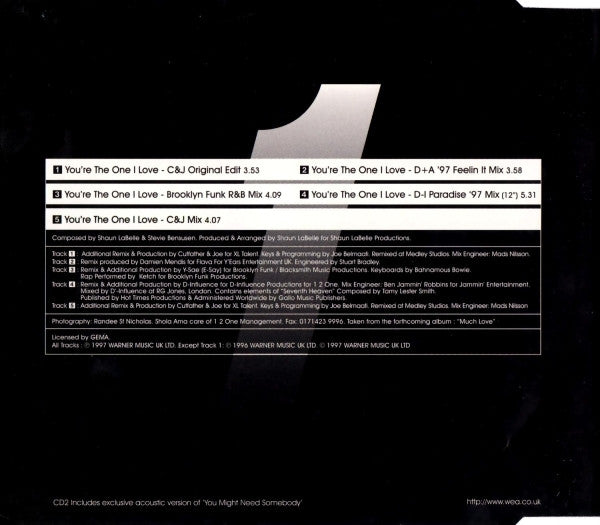 Shola Ama : You're The One I Love (CD, Maxi, CD1)