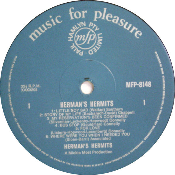 Herman's Hermits : Herman's Hermits (LP, Album, RE)