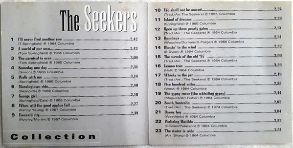 The Seekers : Collection (CD, Comp)