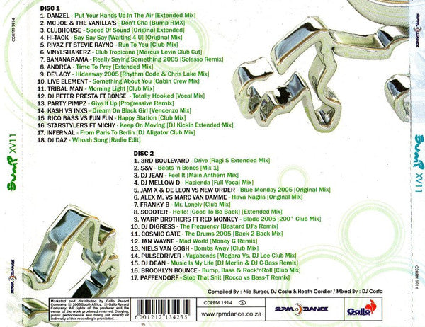 Various : Bump 17 (2xCD, Comp, Mixed)