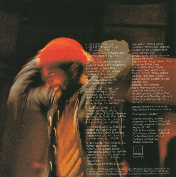 Marvin Gaye : Let's Get It On (CD, Album, RE, RM)